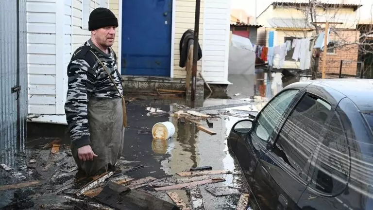 Последствия наводнения в Орске