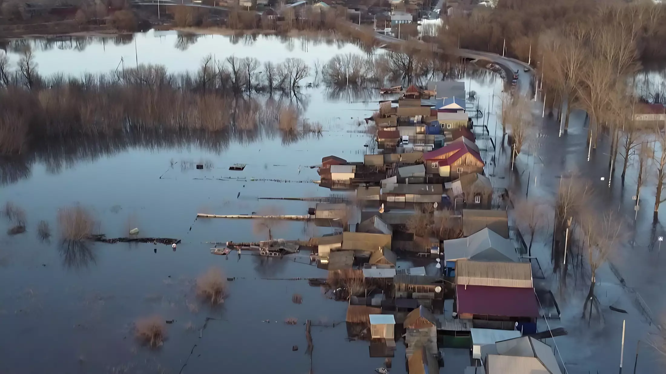 В России 40 регионов попали в зону паводков